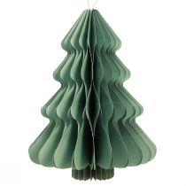 Article Cintre décoratif sapin en papier Noël menthe argent H40cm 2pcs