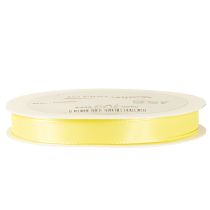 Article Ruban décoratif taffetas ruban cadeau jaune clair 15 mm 50 m