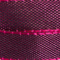 Article Ruban décoratif en tissu taft brillant 10 mm x 50 m couleur baies pour emballage-cadeau