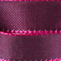 Article Ruban étroit en taffetas 15 mm 50 m couleur Berry pour décorations créatives