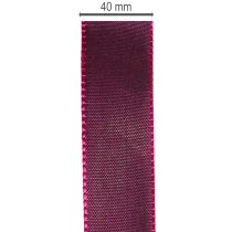 Article Ruban satin violet brillant 25 mm 50 m