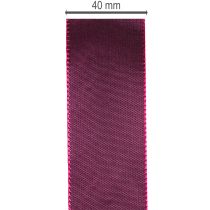 Article Ruban en taffetas violet pour emballages cadeaux, 40 mm x 50 m