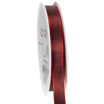 Article Ruban en taffetas bordeaux 15 mm 50 m pour décoration et emballage