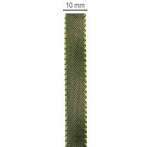 Article Ruban en taffetas vert mousse 10 mm x 50 m pour décoration et emballage