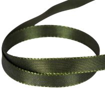 Article Ruban en taffetas vert mousse 10 mm x 50 m pour décoration et emballage