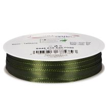Article Ruban en taffetas vert mousse 10 mm x 50 m pour décoration et emballage