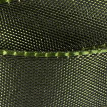 Article Ruban décoratif en taffetas avec bord tissé 15 mm x 50 m vert mousse