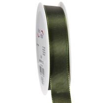 Article Ruban en taffetas brillant vert 25 mm x 50 m pour décoration
