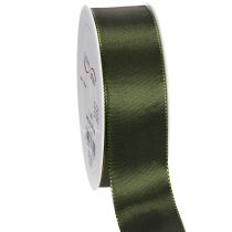 Article Satin ruban en taffetas vert 40 mm 5 m pour emballages cadeaux