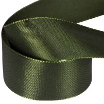Article Satin ruban en taffetas vert 40 mm 5 m pour emballages cadeaux