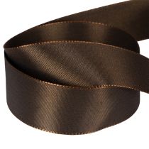 Article Ruban en Taffetas Large Brillant Marron 40mm x 50m