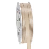 Article Ruban Décoratif Beige en Tissu 10mm x 50m pour Emballage et Décoration