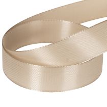 Article Ruban Satin Beige 25mm x 50m