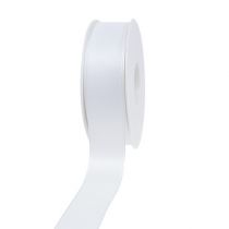 Ruban décoration blanc 40mm 50m