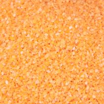 Article Sable décoratif orange fluo 0,5 mm 1 kg