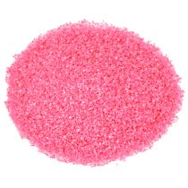 Article Sable décoratif rose, sable artisanal, sable coloré 0,5 mm, rose fluo, 1 kg