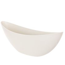 Article Bol décoratif beige 55,5 cm x 14 cm H 17,5 cm (1 pièce)
