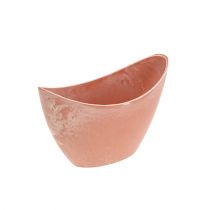 Bol décoratif orange clair 20cm x 9cm H11.5cm, 1p