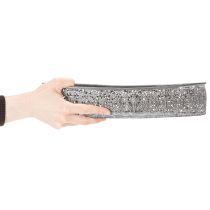 Article Set de 2 Coupelles Décoratives Métalliques Ovale 36/33,5 cm Argent