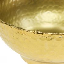 Bol décoratif en métal Bol vintage doré Bol en métal Ø16cm