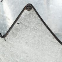 Article Set de trois coupes décoratives en métal en forme de couronne