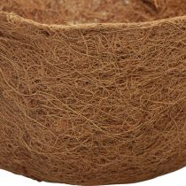 Bol à fleurs rond, bol en fibres naturelles, bol à plantes en noix de coco environ 30 cm
