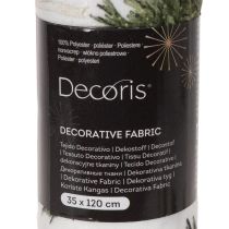 Article Tissu décoratif de Noël, 120 cm x 35 cm, set de 2, motifs sapins et rubans