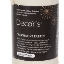 Article Tissu décoratif sur rouleau avec motifs nœuds dorés 120x35 cm