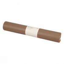 Article Chemin de table en simili cuir marron en tissu décoratif 33 cm × 1,35 m