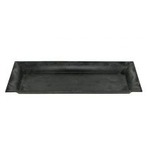 Article Plateau décoratif marbré anthracite 36x17cm 6pcs