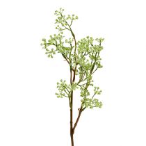 Branche décorative verte L. 43 cm 4 p.
