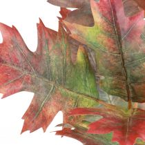 Article Branche déco feuilles déco d&#39;automne feuilles de chêne rouge, vert 100cm