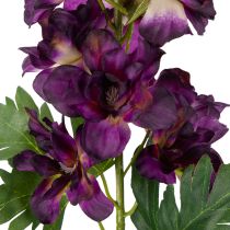 Article Delphinium décoratif en fleurs artificielles violet 79 cm – Lot de 3