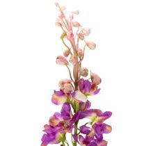 Article Delphinium décoratif en fleurs artificielles violet 79 cm – Lot de 3