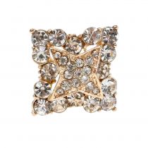 Épingle dorée diamants spécial mariage 7 cm 9 p.