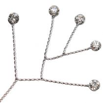 Article Fil de diamant clair brillant 10cm 12 pièces