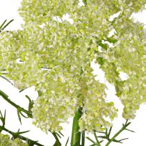 Article Aneth plante artificielle à longue tige fleur de prairie vert blanc 87cm
