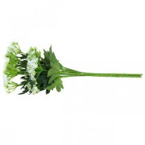 Article Aneth en fleurs, herbes artificielles, plante décorative verte, blanche 49cm 9pcs