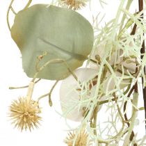 Guirlande de chardon Globe chardon guirlande de décoration végétale artificielle 127cm