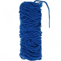 Fil mèche feutre cordon avec fil 30m bleu