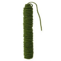 Article Fil de mèche cordon feutre cordon laine vert mousse Ø5mm 50m