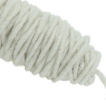 Fil de mèche 55m blanc
