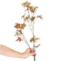 Article Branche d'érable artificielle avec feuilles et fruits décoratifs 132 cm