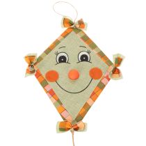 Article Draches décoratifs en papier avec visage et suspension 40 cm, lot de 2