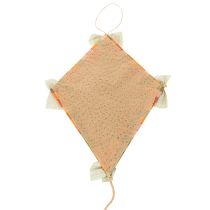 Article Draches décoratifs en papier avec visage et suspension 40 cm, lot de 2