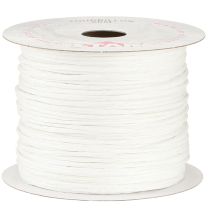 Fil enroulé blanc 50 m