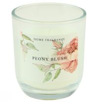 Article Bougie parfumée en verre Pivoine Pivoine Blush Ø7,5cm H8,5cm