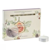 Article Bougies chauffe-plat parfumées bergamote figue sauvage Ø3,5cm 12 pcs