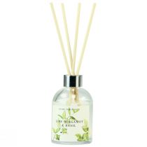 Article Bâtonnets parfumés parfum d&#39;ambiance citron vert bergamote basilic 100ml