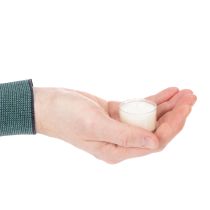 Article Bougies chauffe-plat parfumées à la citronnelle pour des soirées romantiques à la maison ou au jardin, 25 mm, 7 cm de hauteur, lot de 18.